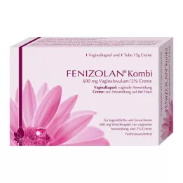 FENIZOLAN Combi 600 mg vaginale ovule+2% crème, 1 P