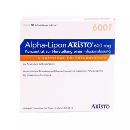 ALPHA LIPON Aristo 600 mg concentraat voor infuusoplossing, 5x24 ml
