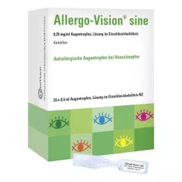 ALLERGO-VISION sinus 0,25 mg/ml AT in een enkelvoudige dosiscontainer, 20X0,4 ml