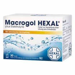 MACROGOL HEXAL plus elektrolyten Plv.z.H.e.L.z.E., 30 stuks