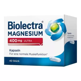 BIOLECTRA Magnesium 400 mg ultra capsules, 40 stuks