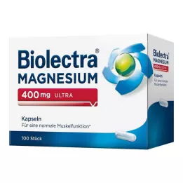 BIOLECTRA Magnesium 400 mg ultra capsules, 100 stuks