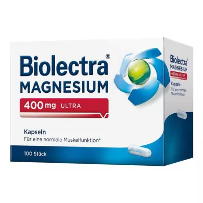 BIOLECTRA Magnesium 400 mg ultra capsules, 100 stuks