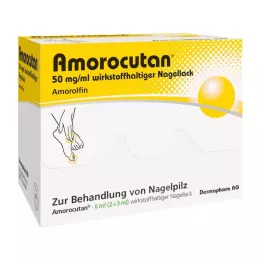 AMOROCUTAN 50 mg/ml medicinale nagellak, 6 ml