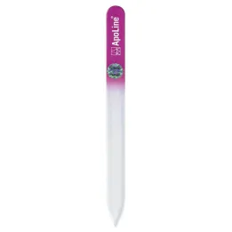 Apoline nagelvijl glas 14 cm roze, 1 st