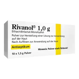 Rivanol 1,0 g poeder, 10 tabletten