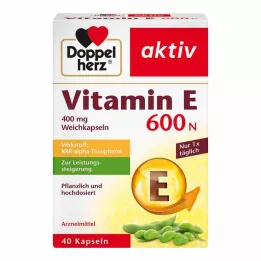 DOPPELHERZ Vitamine E 600 N Zachte capsules, 40 st