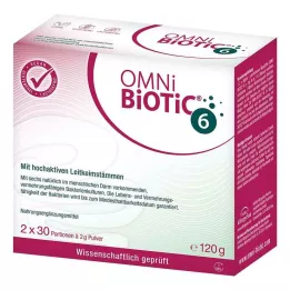 OMNI BiOTiC 6 Poeder Dubbelverpakking, 2X60 g