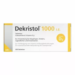 DEKRISTOL 1.000 IE tabletten, 200 stuks