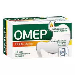 OMEP HEXAL 20 mg maagsapresistente harde capsules, 14 stuks