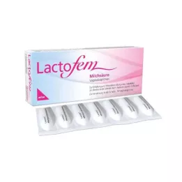 LACTOFEM Melkzuur vaginale zetpillen, 14 stuks