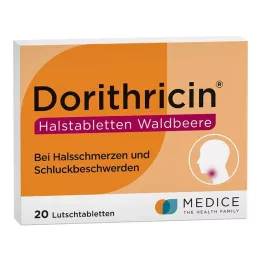 DORITHRICIN Keelpastilles Wild Berry, 20 stuks