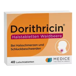 DORITHRICIN Keelpastilles Wild Berry, 40 stuks