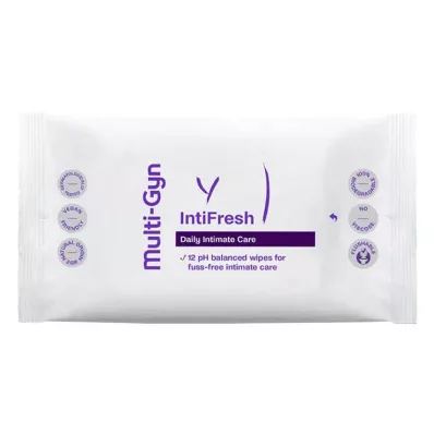 MULTI-GYN IntiFresh doekjes, 12 stuks MULTI-GYN IntiFresh doekjes, 12 stuks