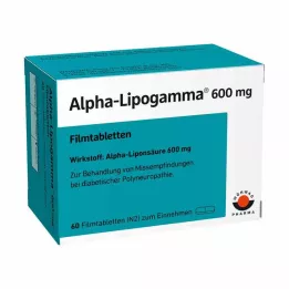 ALPHA-LIPOGAMMA 600 mg filmomhulde tabletten, 60 stuks