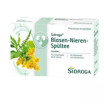 SIDROGA Blaas-nier spoel thee filterzakjes, 20X2.0 g