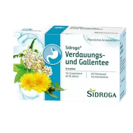 SIDROGA Spijsverterings- en galfilterzakjes, 20X2.0 g