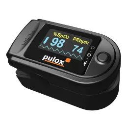 PULOX PO-200 PULSOXIMETERS ZWART, 1 st