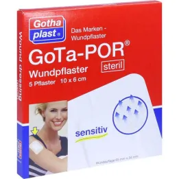 Gota-Por wondpleister steriel 60x100 mm, 5 st