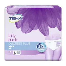 Tena Dame broek discreet plus l groot, 10 st