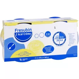 FRESUBIN 2 kcal Vanilleroom in een kopje, 4X125 g