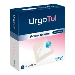 Urgotül Foam Border 10x10 cm verband, 20 st