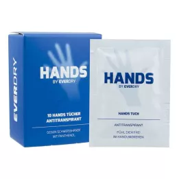 Everdry Antiperspirant Doeken voor de handen, 10 st