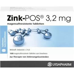 Zinc POS 3.2 mg gastoinistische tabletten, 100 st