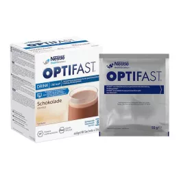 OPTIFAST thuisdrankchocoladepoeder, 8X55 g
