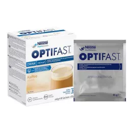 OPTIFAST thuis Drink Koffiepoeder, 8X55 g