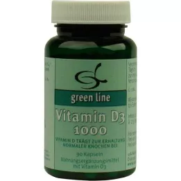 VITAMIN D3 1000 capsules, 90 st