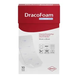 Dracofoam Infectieschuim Wondafdekking 10x20cm, 10 st