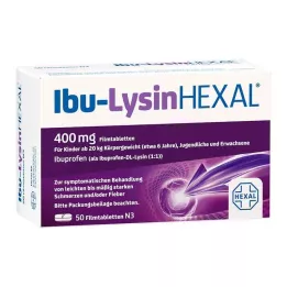 IBU-LYSINHEXAL Filmomhulde tabletten, 50 stuks