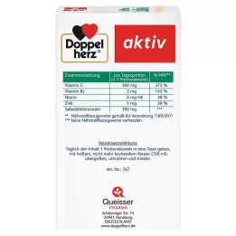DOPPELHERZ hete salie + honing + mentholkorrels, 10 stuks