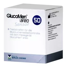 GLUCOMEN areo Sensor teststrips, 50 stuks