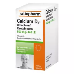CALCIUM D3-ratiopharm kauwtabletten, 100 stuks