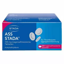 ASS STADA 100 mg maagsapresistente tabletten, 100 stuks