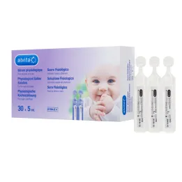 Alvita ampullen voor fysiologische zoutoplossing, 30X5 ml