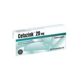 CEFAZINK 20 mg filmomhulde tabletten, 60 stuks