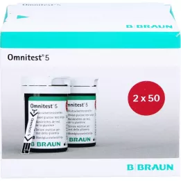 Omnite Test 5 Teststrips, 2x50 st