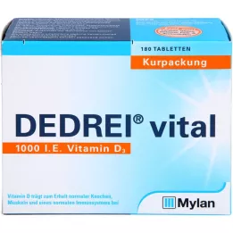 DEDREI vitale tabletten behandelingspakket, 180 stuks