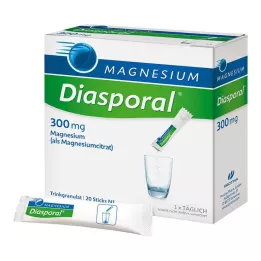 MAGNESIUM DIASPORAL 300 mg korrels, 20 stuks