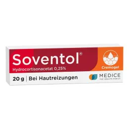 SOVENTOL Hydrocortisonacetaat 0,25% crème, 20 g