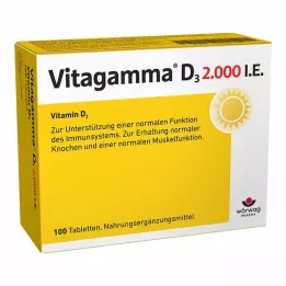 VITAGAMMA D3 2.000 I.E. Vitamine D3 NEM Tabletten, 100 stuks