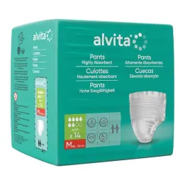 Alvita Incontinentiebroekjes super medium, 14 st