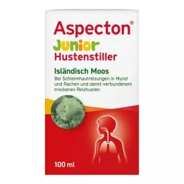 ASPECTON Junior hoestonderdrukker IJslands mos sap, 100 ml