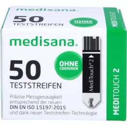 MEDITOUCH 2 bloedglucoseteststrips, 2X25 st