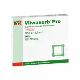 VLIWASORB Pro superabsorberende comp. steriel 12,5x12,5 cm, 10 st