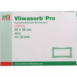 VLIWASORB Pro superabsorberende comp. steriel 22x32 cm, 10 st