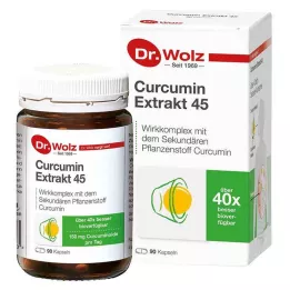 CURCUMIN EXTRAKT 45 Dr.Wolz capsules, 90 stuks
